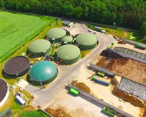 Biogas-plant